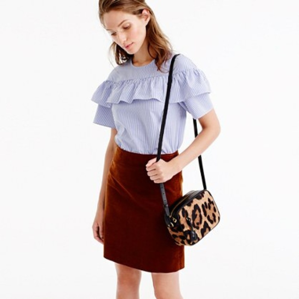 J. Crew Mini skirt in corduroy - Picture 6 of 8